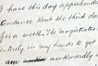 apprehension of Constance Emily Kent, cat. ref. MEPO 3/61