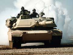 Tank in Desert Storm