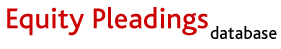 Equity Pleadings Database
