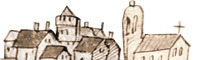 Details from a map of Leathly and neighbourhood from the reign of Elizabeth I. Ref MPC 1/238 