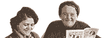 Image of a two women at a kitchen table. Image ref: COAL 80 673.