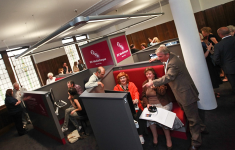 Launch of BFI Mediatheque at the Discovery Museum, Tyne and Wear. Image reproduced with the permission of BFI.