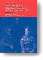 Death Sentences Passed By Military Courts Of The British Army 1914-1924
