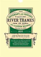 Oarsman's &amp; Angler's Map of the River Thames From Its Source To London Bridge 1893