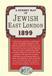 Street map of Jewish East London 1889