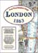 London 1863 - Four Very Detailed Maps