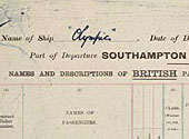 Catalogue reference: BT 27/931. Crown copyright