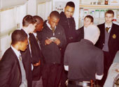 Students enjoying a workshop