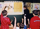 Enthusiastic students show they know all about Victorian workhouses