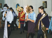 Students recreate a Tudor Court Masque