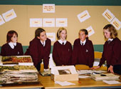Pupils examine a wide range of original sources in the 'What is history' workshop