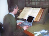 A reader doing research