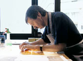 Conservation treatment of a paper document