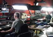 Staff at work in our reprographics studio