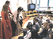 Hands on history in a Tudor costume workshop