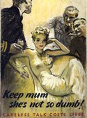 Second world war propaganda poster. Cat Ref: INF 3/0229
