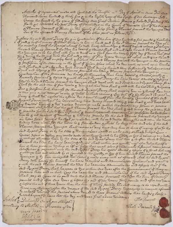 CP 5/36 no 7. Authors and copyright, Rupert Dovey, John Hill Lea, Thomas Pearsall, Thomas Pearsall the younger and Mary Saunders