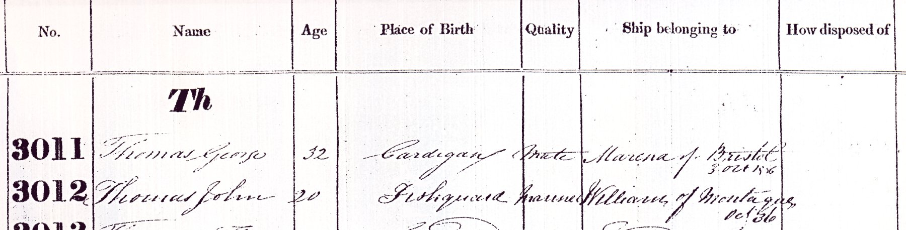 Register of Seamen Series I (BT 120) - 140kbytes