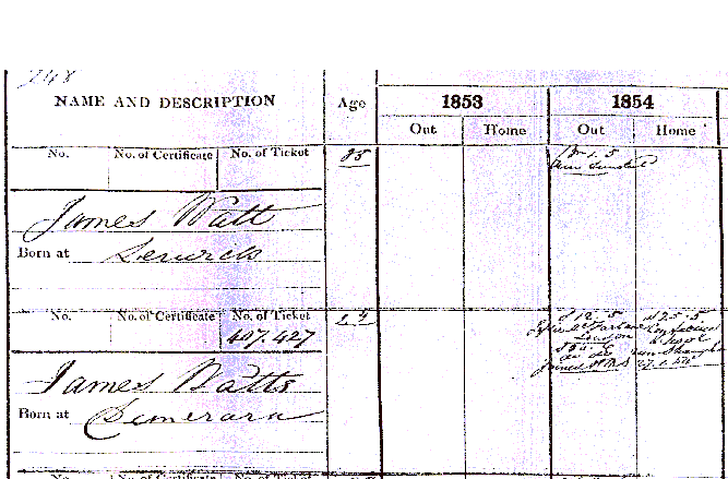 Register of Seamen, Series III (BT 116) - 63kbytes 