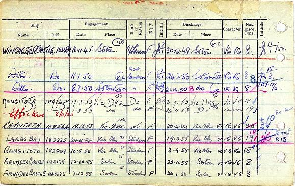 CRS 10 Docket Book service history page (41Kb)