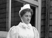 A nurse at an isolation hospital.
                  &copy; Wellcome Library, London. Reference: L0030744