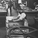 Lloyd's Weekly News composing room, Fleet Street, London, 1911. Catalogue reference: COPY 1/555