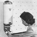'Ascot' water heater in a post-war housing project. Catalogue reference: INF 2/44 (2750)