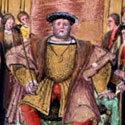 Valor Ecclesiasticus: initial portrait of Henry VIII, [1535]. Catalogue reference: E 344/22