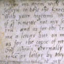 Page 2 of a letter from Princess Elizabeth to Queen Mary, known as the 'Tide' letter, in which Elizabeth begs her sister for an audience; 16 March 1553/4. Catalogue reference: EXT 11/25