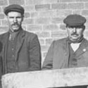 Disaster at Wellington pit, Whitehaven, 11 May 1910. Sleeper with message from victim James Moore which reads: 'all's well in this airway at 4 o'clock. 35 men and boys. J Moore'. Catalogue reference: COPY 1/550