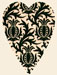 Board of Trade design in heart shape. Catalogue reference: UNIQ 7