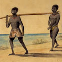 A French Free Emigrant on his way to the barracoon of M. Regis, 1858. Catalogue reference: FO 84/1070