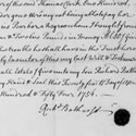 Award of freedom to Francis Barber, a slave, by Richard Bathurst in his Will, August 1756. Catalogue reference: PROB 10/2194