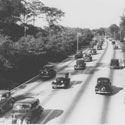 Grand Central Parkway, Long Island, New York, near 168th Street Bridge, 1936. Catalogue reference: MT 39/191