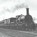 Broad Gauge locomotive, 1880s, photographed by Rev. A H Malan. Catalogue reference: RAIL 1014/19 vol.3 no.2