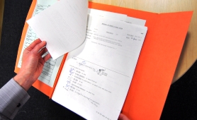 Reviewing a file