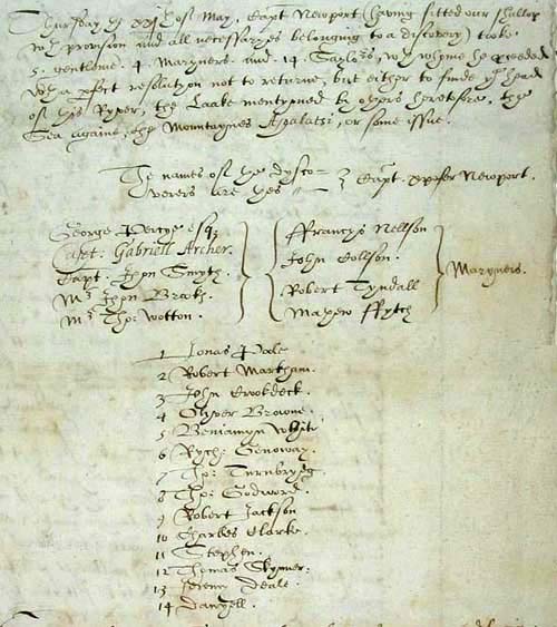 Extract from a journal of one of the settlers (CO 1/1)