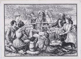 Advertisement for Hoe's Celebrated Sauce 1892 (COPY 1/101 f.103)