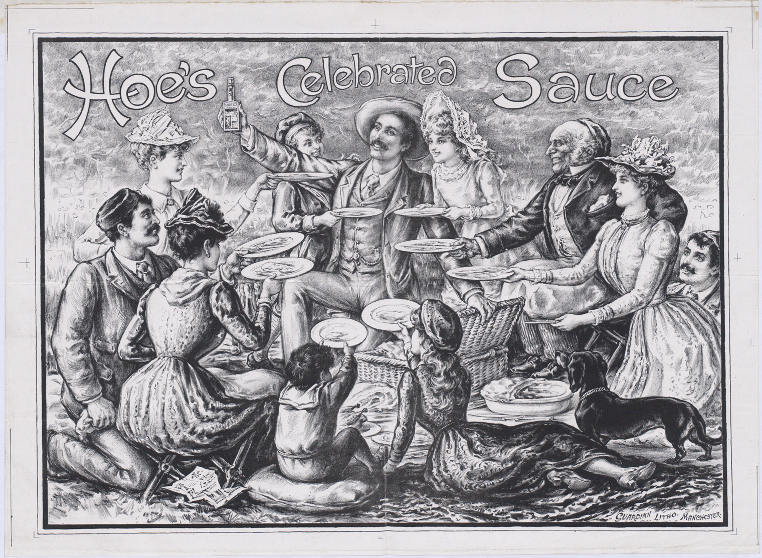 Advertisement for Hoe’s Celebrated Sauce 1892 (COPY 1/101 f.103)