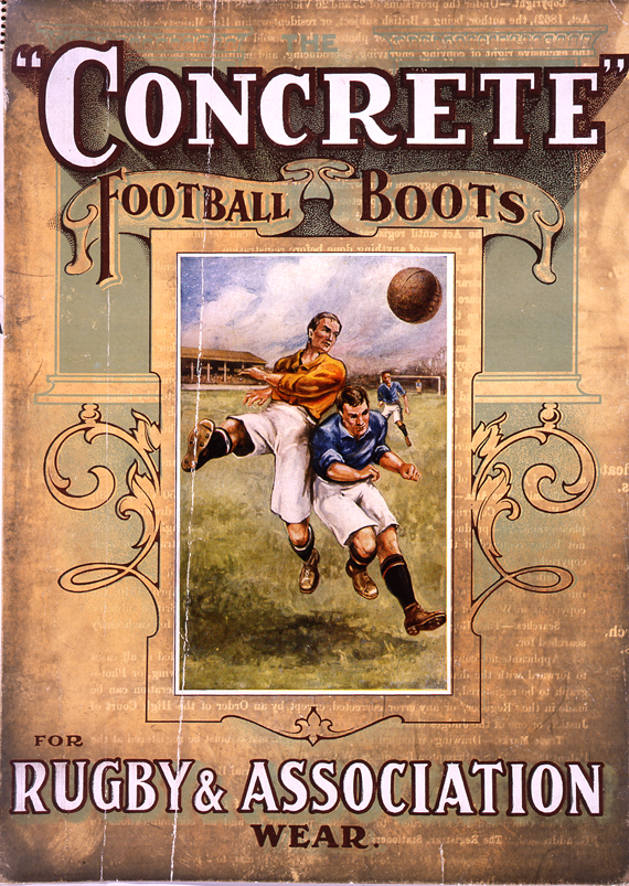 'Concrete' Football Boots Advert 1911 (COPY 1/304/296)