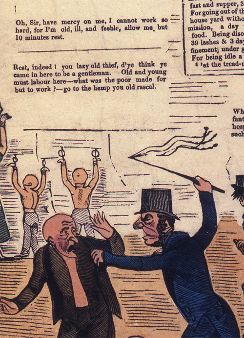 Detail of The New Poor Law poster 1837 (EXT 6/1)