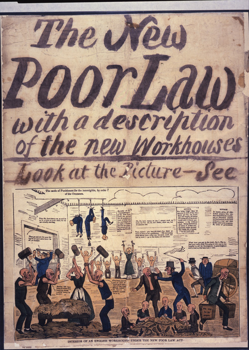 The New Poor Law poster 1837 (EXT 6/1)