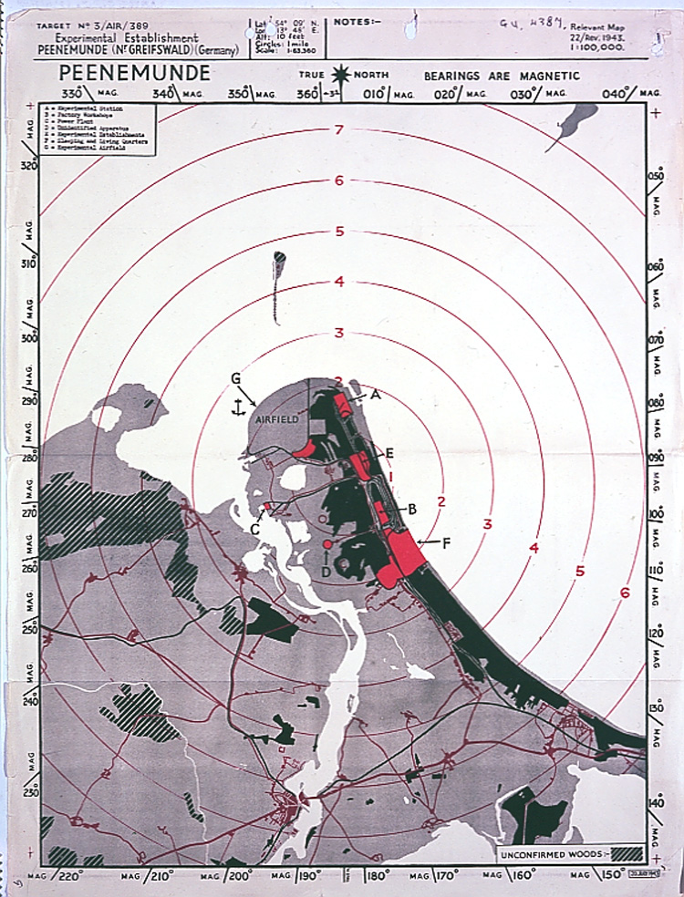 Peenemunde Site Plan/Target Map (AIR 34/632)