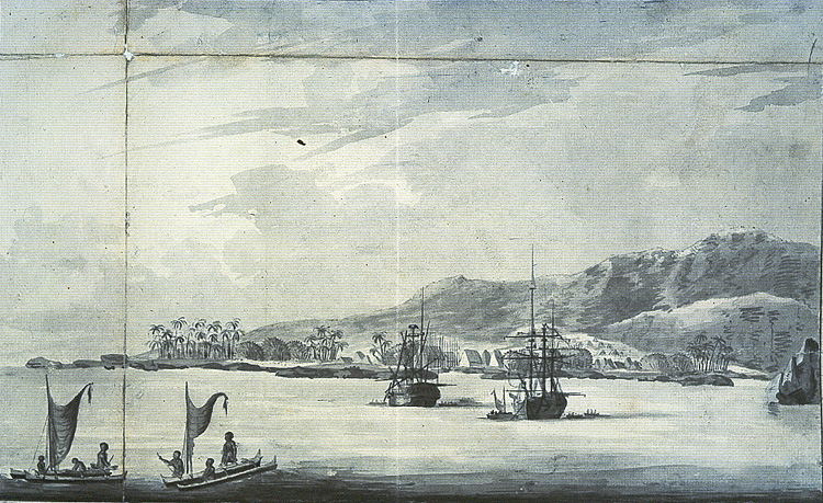Drawing of Kealakekua Bay, 1779 (MFQ 1/566)