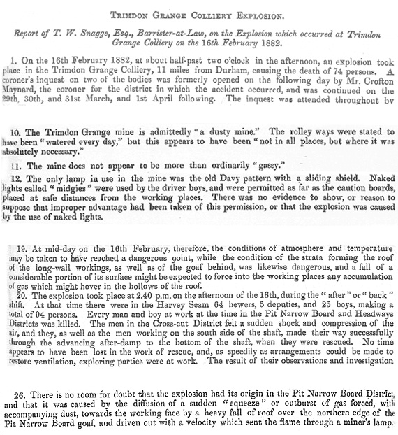 The Official Report into the disaster 1833 (POWE 7/8)