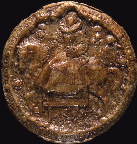 Great Seal of Queen Elizabeth I [Reverse] (SC 12/N3)