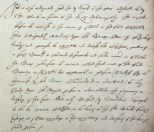 Extract from the Ordinances of Eltham, January 1526 (SP 2/B f228)