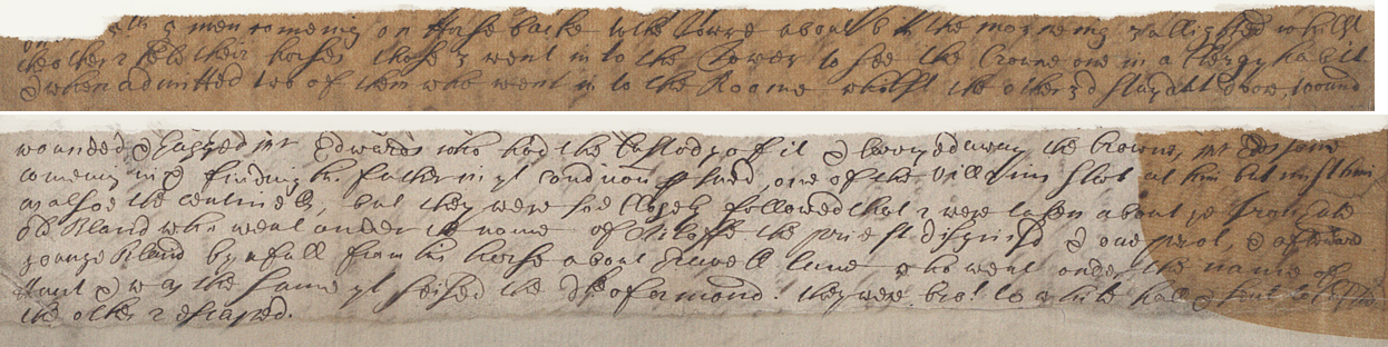 Extract from a newsletter to Mr. Kirke 9th May 1671; (SP 29/289/187)