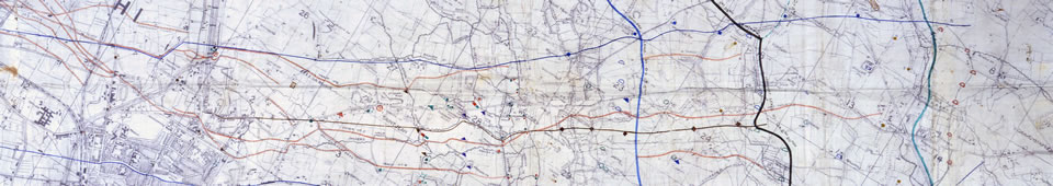  WWI 164 Infy Bde 55th Divisional trench map - Catalogue reference: WO95/927