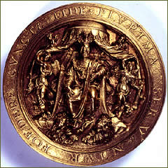 E 30/1109; gold seal of Francis 1, 1527 - opens in a new window